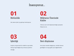 Müşterilerimiz Için Doğru Olanı Yaparız - HTML Sayfası Şablonu