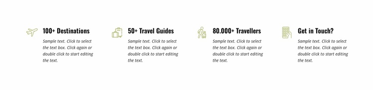 Plan a trip with our agency eCommerce Template