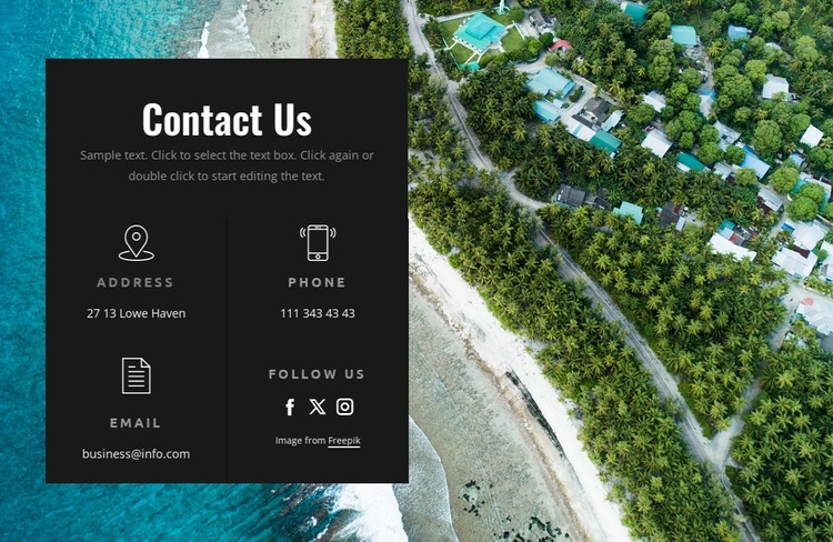 Reach out to your travel experts eCommerce Template