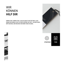 Design-Layout-Funktionalität Für Markenbuchdesign