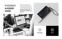 Design De Livro De Marca Modelo HTML5 E CSS3