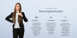 HTML5-Responsive Für Unternehmensberatung