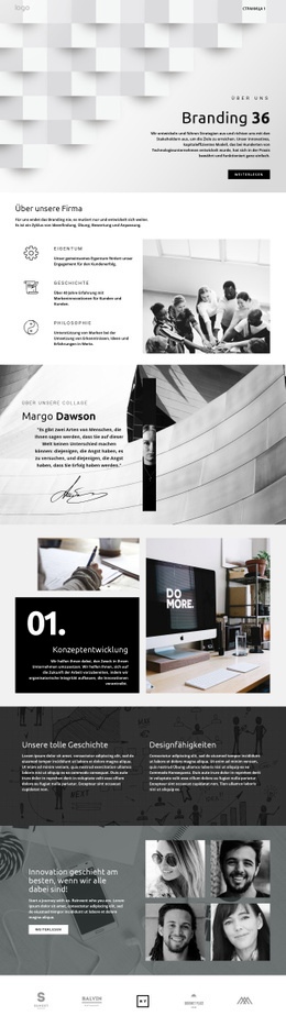 Kreativste Landingpage Für Futuristisches Herausragendes Geschäft