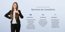 Servicios De Consultoría Empresarial - Descarga Gratuita De Plantilla HTML5