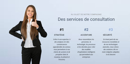 Services De Conseil Aux Entreprises - Meilleure Conception De Modèle De Site Web