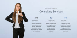 Business Consulting Services - HTML Web Page Template