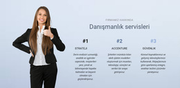 İş Danışmanlığı Hizmetleri - En Iyi Web Sitesi Şablonu Tasarımı