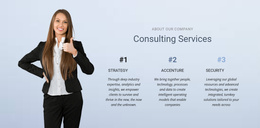 Product Landing Page For Business Consulting Services