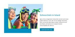 Schnorchelkurs - Responsive Website