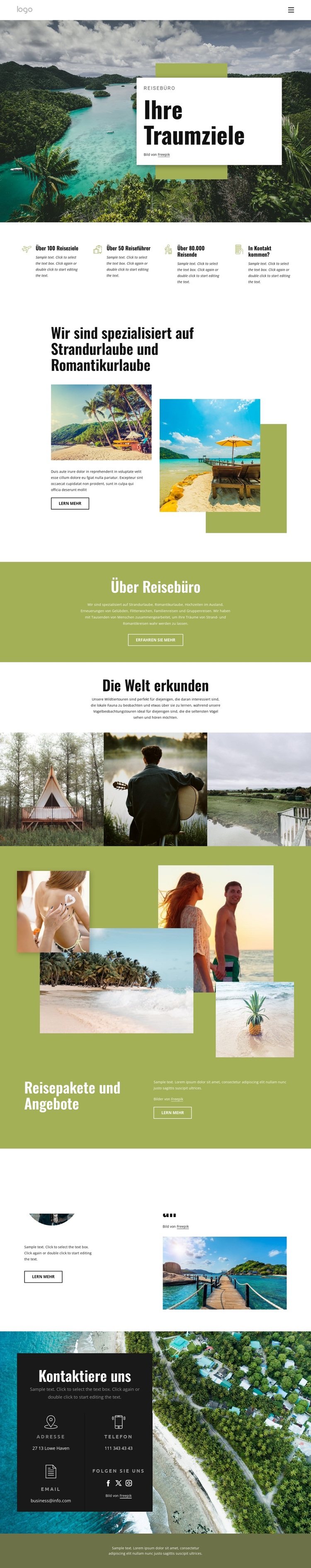 Planen Sie Ihren perfekten Urlaub WordPress-Theme