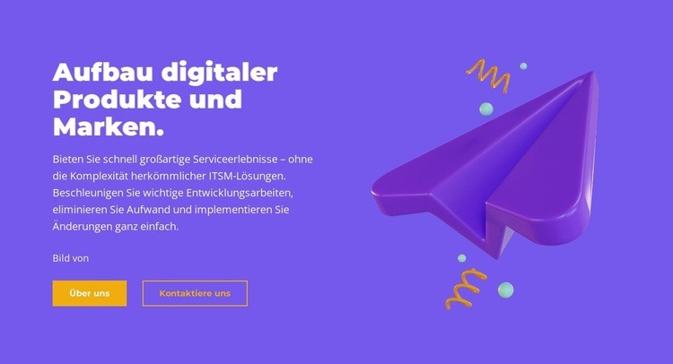 Bauprodukte Landing Page