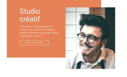 HTML5 Réactif Pour Studio De Création