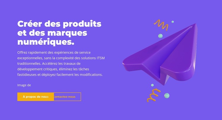 Produits de construction Modèle CSS