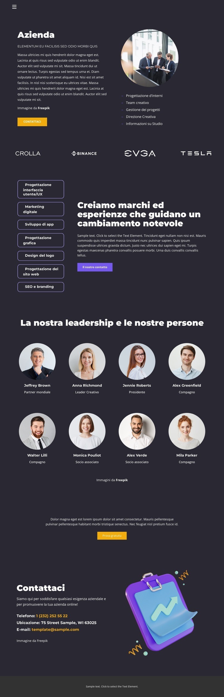 Accelera il lavoro di sviluppo critico Mockup del sito web