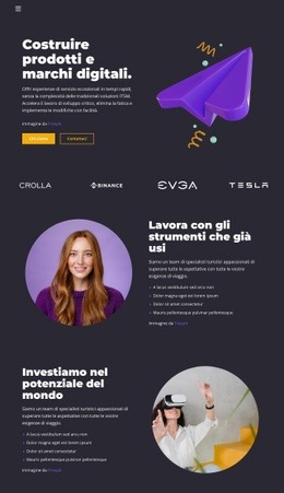 Investiamo - Modello HTML5 Reattivo