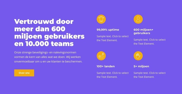 Goede service Website Builder-sjablonen