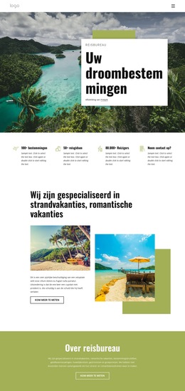 Plan Uw Perfecte Vakantie