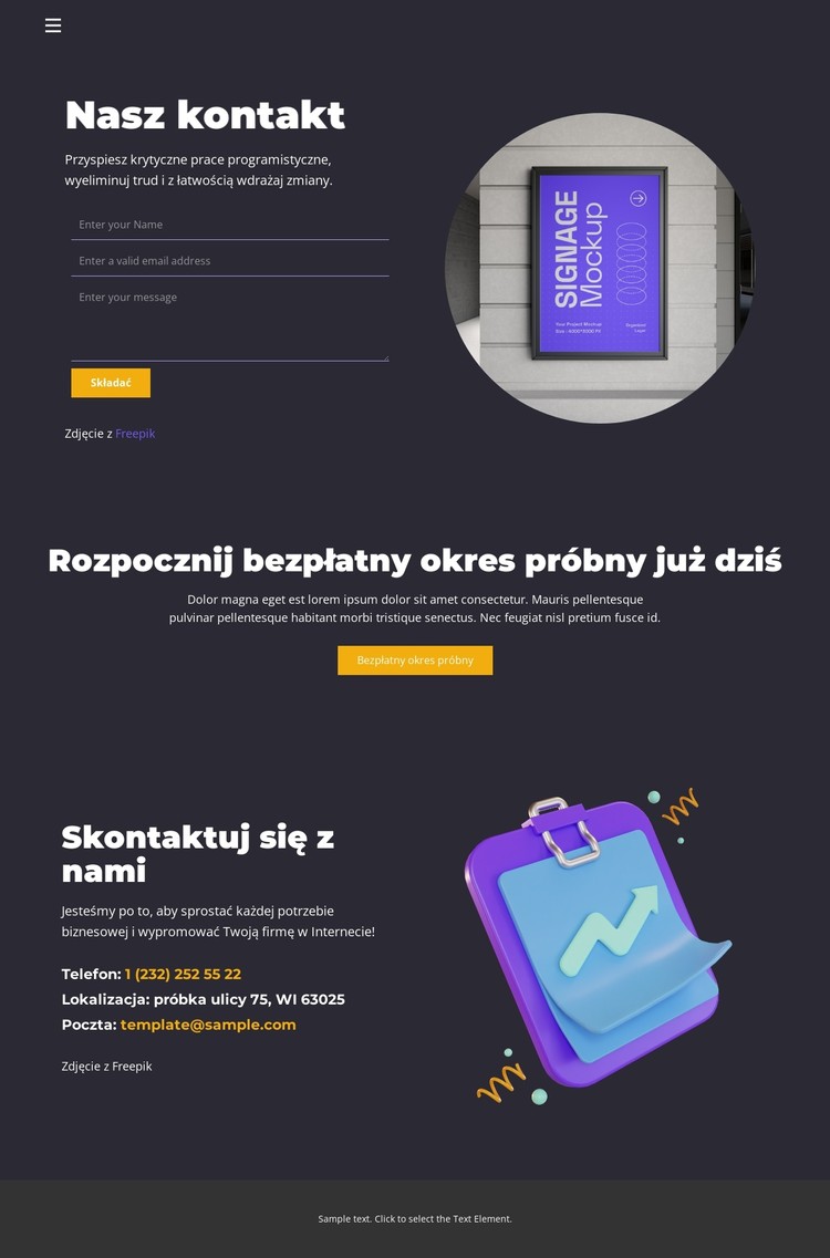 Z łatwością wdrażaj zmiany Szablon CSS