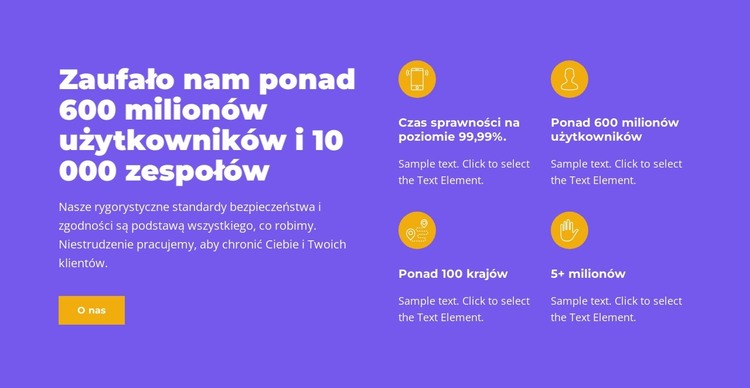 Znakomita obsługa Szablon HTML