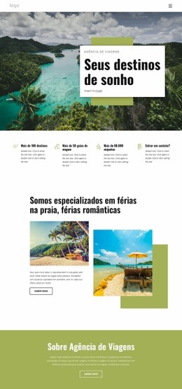 Planejando Suas Férias Perfeitas - Construtor De Sites Profissionais Personalizáveis