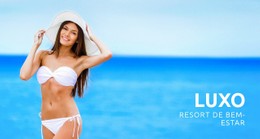 Resort De Bem-Estar De Luxo Modelo CSS Responsivo