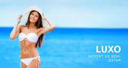 Resort De Bem-Estar De Luxo - Modelo HTML5 Responsivo