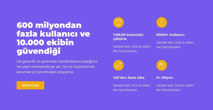 Harika servis HTML Şablonu