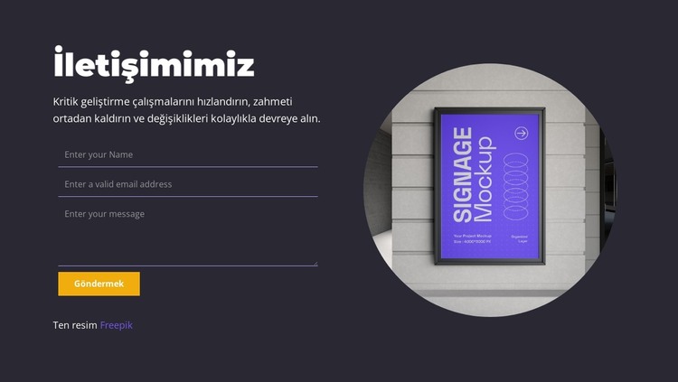 Kullanıcılar tarafından güvenilir HTML Şablonu