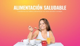 Romper Los Malos Hábitos Alimenticios - HTML Site Builder
