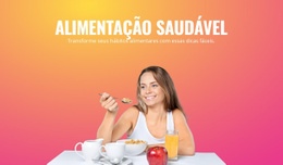 Quebrando Maus Hábitos Alimentares - Construtor De Sites Simples