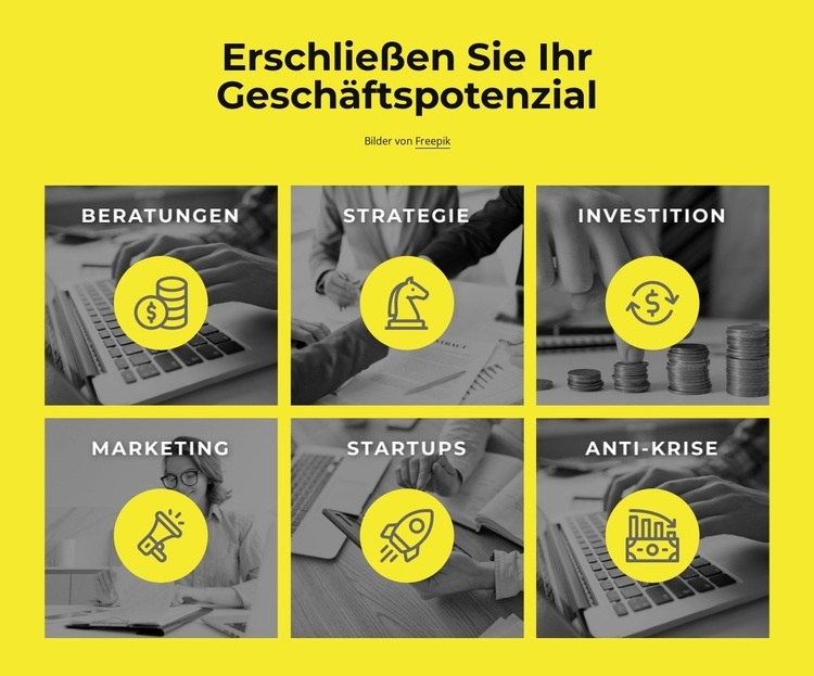 Erschließen Sie Ihr Geschäftspotenzial Website design