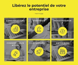 Libérez Votre Potentiel Commercial Modèles De Site Web Réactif