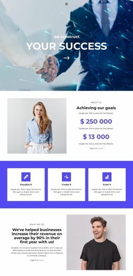 Part Of Your Success - Free Download Homepage Design
