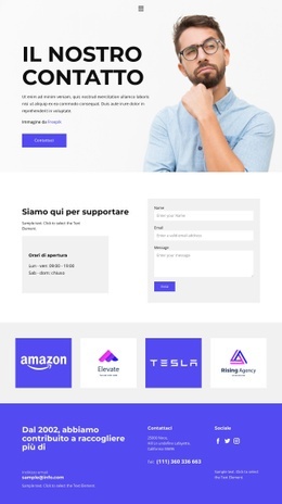Contatti Del Nostro Ufficio - Create HTML Page Online