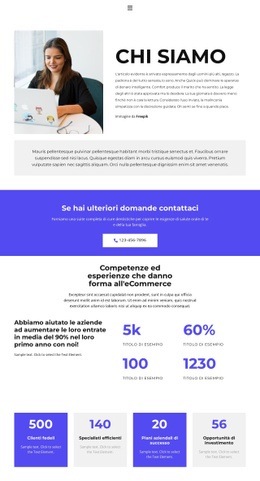 Conosci Le Nostre Attività - Design Professionale Personalizzabile