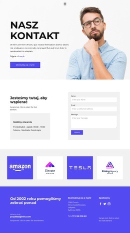 Najlepszy Projekt Strony Internetowej Dla Kontakty Naszego Biura