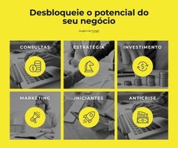 Desbloqueie O Potencial Do Seu Negócio - Funcionalidade Construtor De Sites