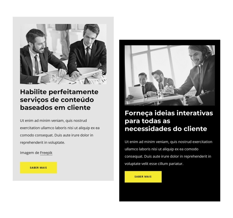 Explore nossas ofertas Tema WordPress