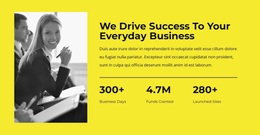 We Drive Success To Everyday Business Fitness Wordpress