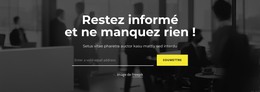 Reste Informé - Modèle De Code HTML