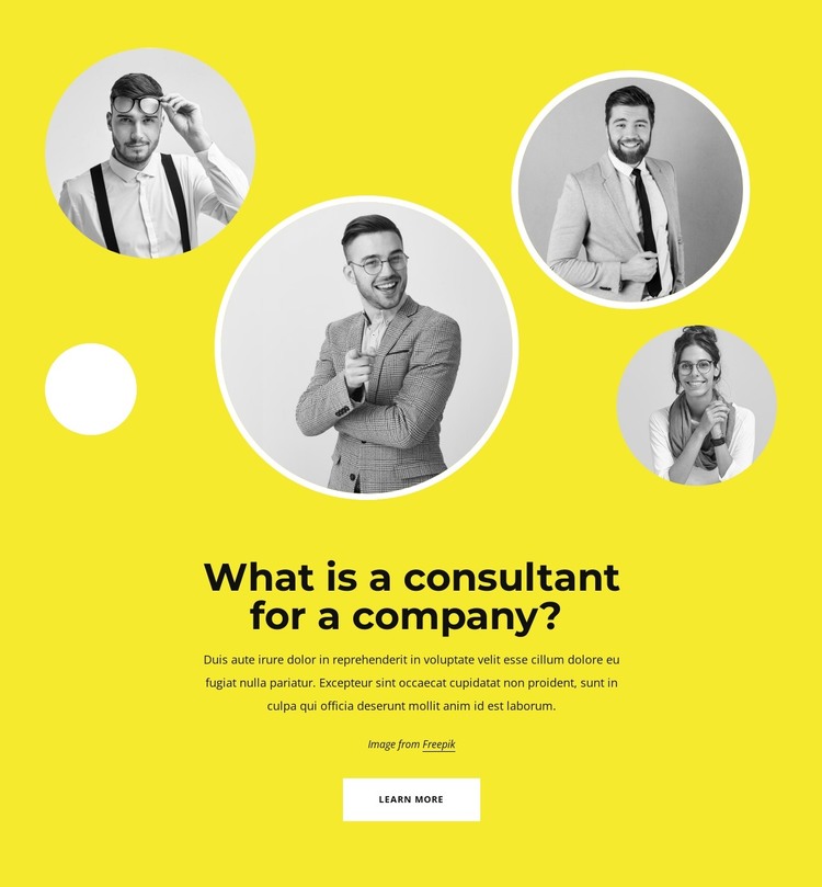 Partnering for success HTML Template