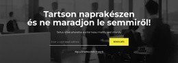 Legyen Naprakész - HTML Kódsablon