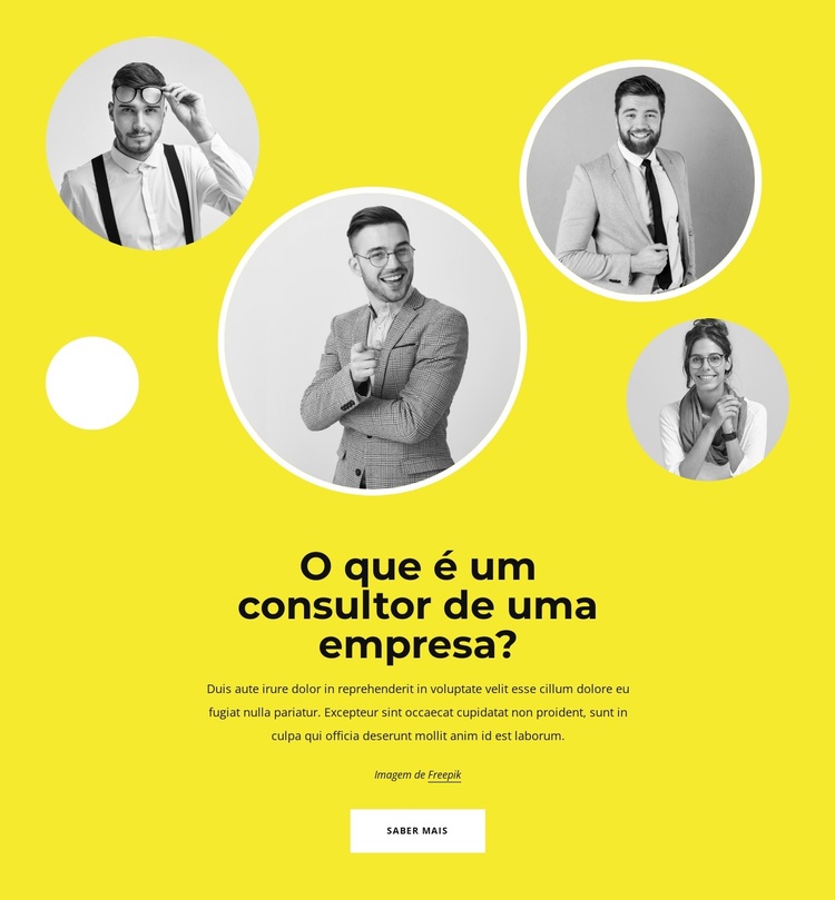 Parceria para o sucesso Tema WordPress