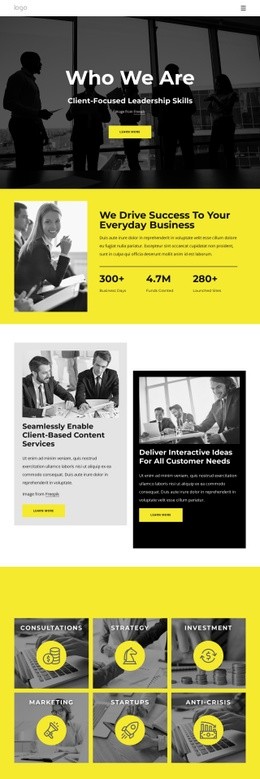 Learn More About Our Consulting Agency - Best Web Page Design