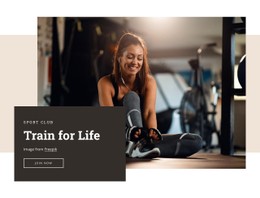 Train For Life CSS Template