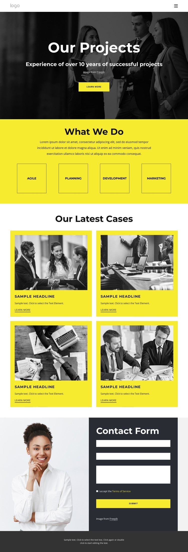 Our consulting success stories CSS Template