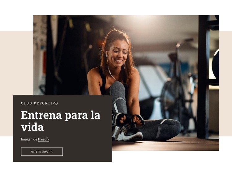 Entrenar para la vida Plantilla CSS