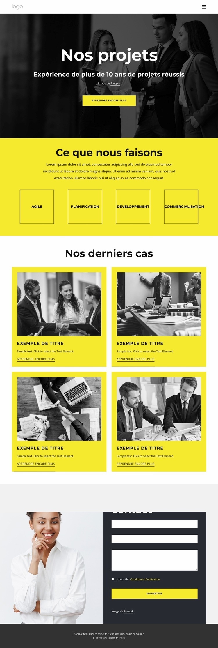 Nos success stories en conseil Conception de site Web