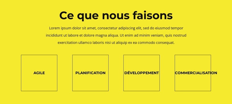 Solutions de conseil expertes Modèle de site Web