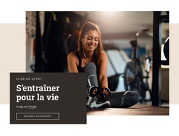 Thème WordPress Premium Pour S'Entraîner Pour La Vie